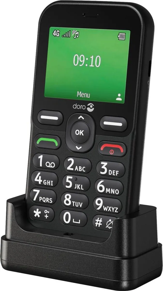 Doro Leva E10 Seniorentelefoon - 64MB - Zwart