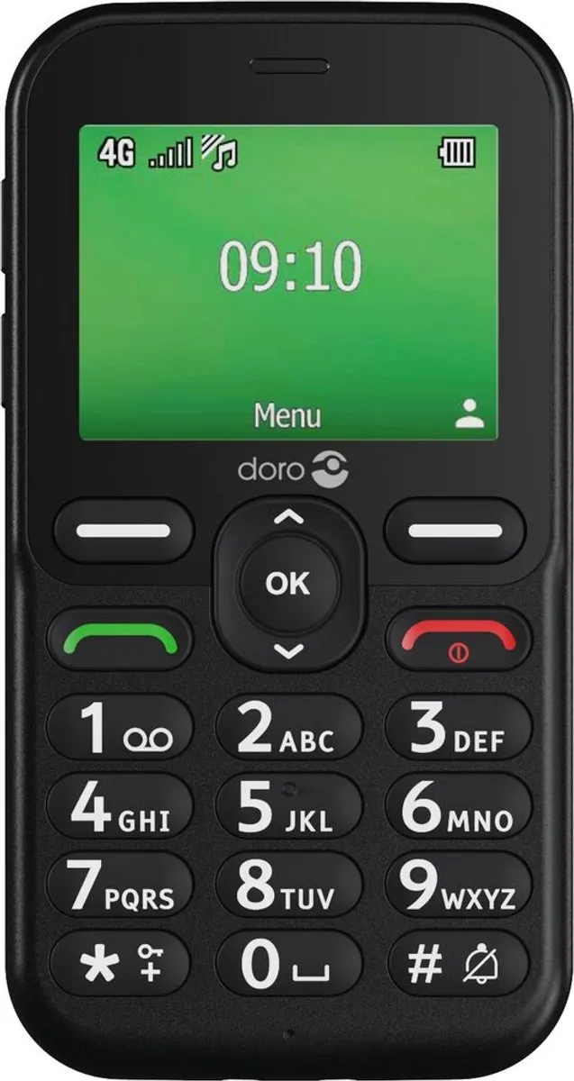 Doro Leva E10 Seniorentelefoon - 64MB - Zwart