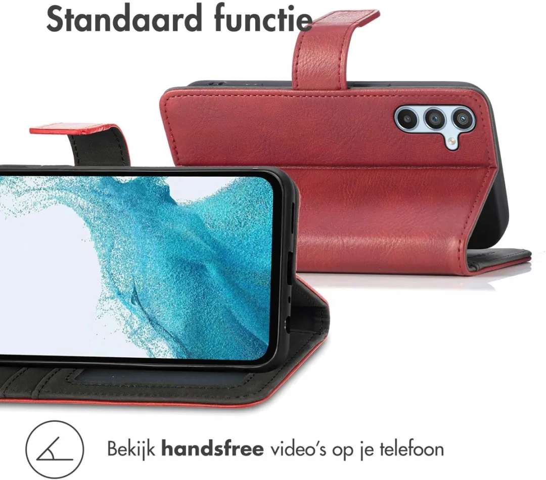 Imoshion Hoesje Samsung Galaxy A34 5G - 3 Pasjes - Rood