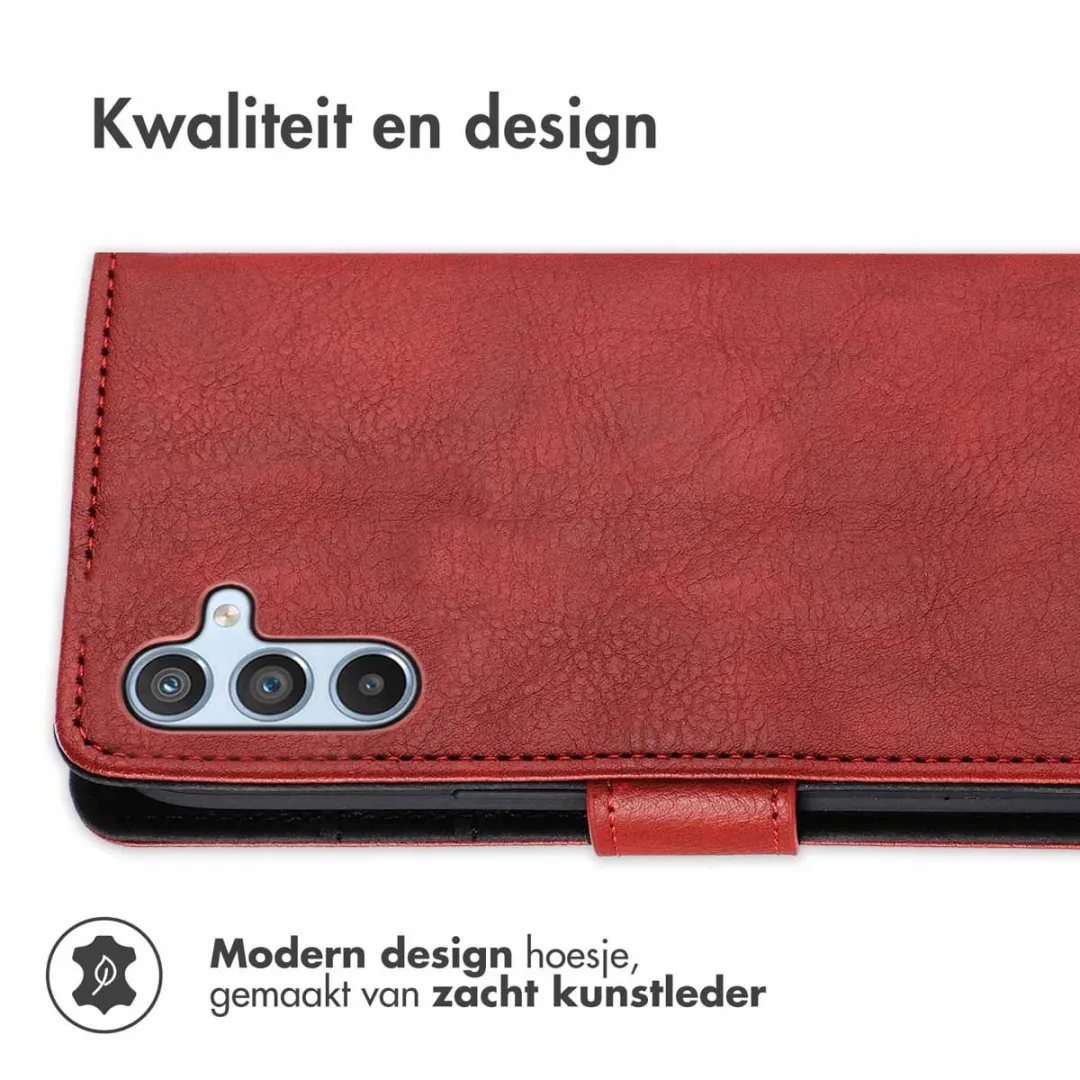 Imoshion Hoesje Samsung Galaxy A34 5G - 3 Pasjes - Rood