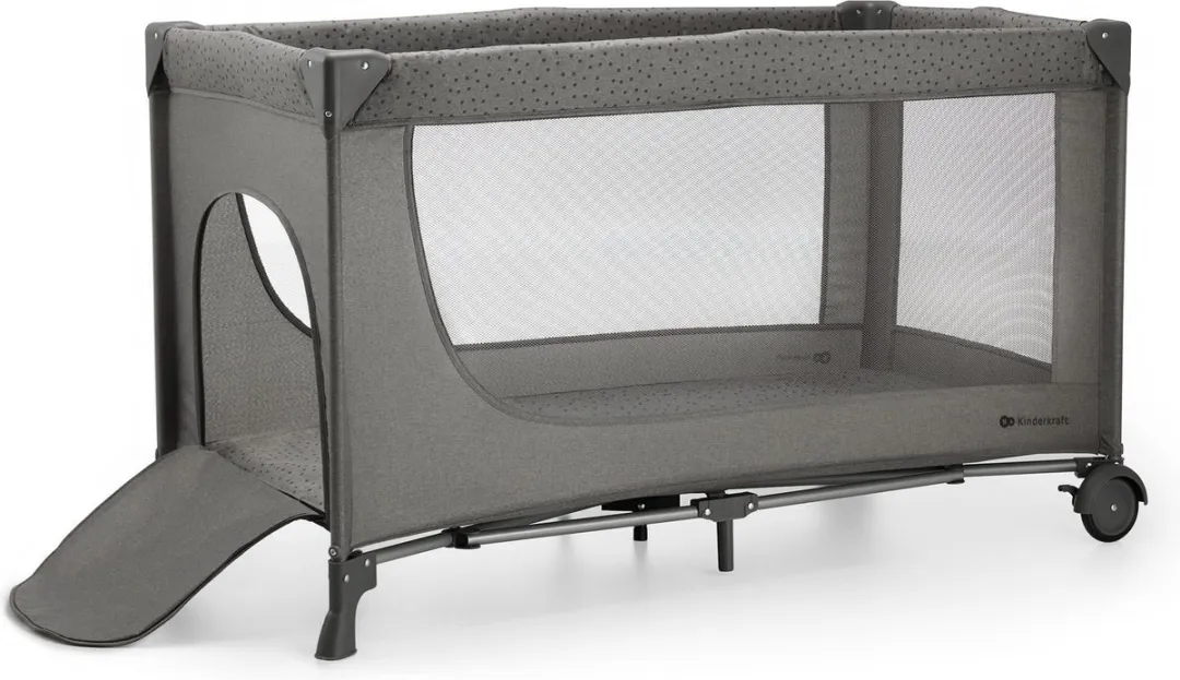 KinderKraft JOY 2 Reisbed 2-in-1 - Grijs
