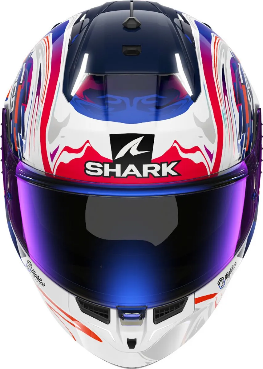 Shark Skwal i3 Replica Zarco GP Helm - Maat L - Wit/Violet/Blauw