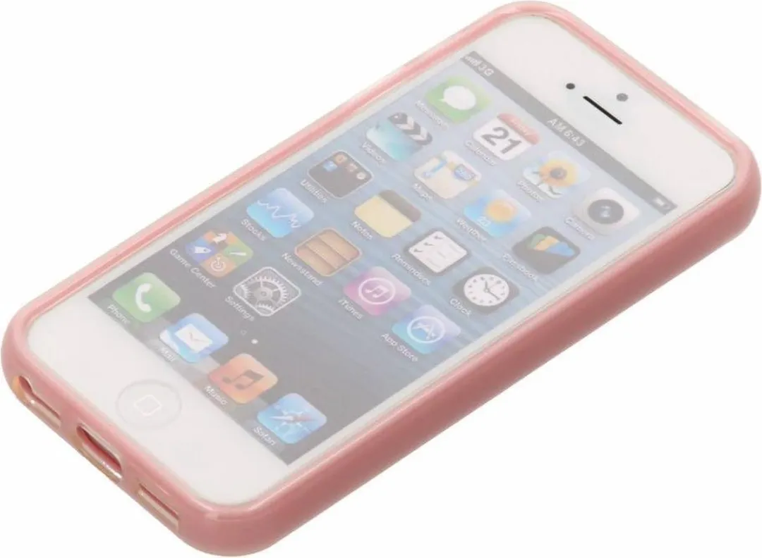 Gear4 Black D3O JumpSuit Backcover - iPhone 5/5s/SE - Roze/Transparant