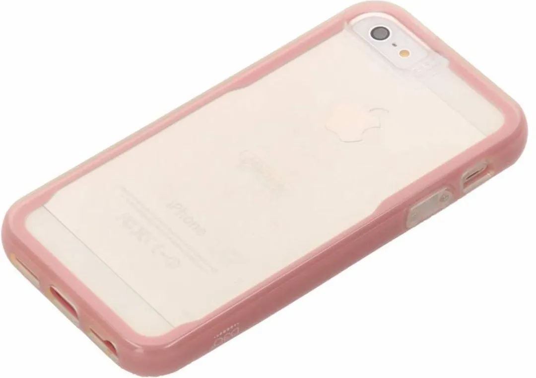 Gear4 Black D3O JumpSuit Backcover - iPhone 5/5s/SE - Roze/Transparant