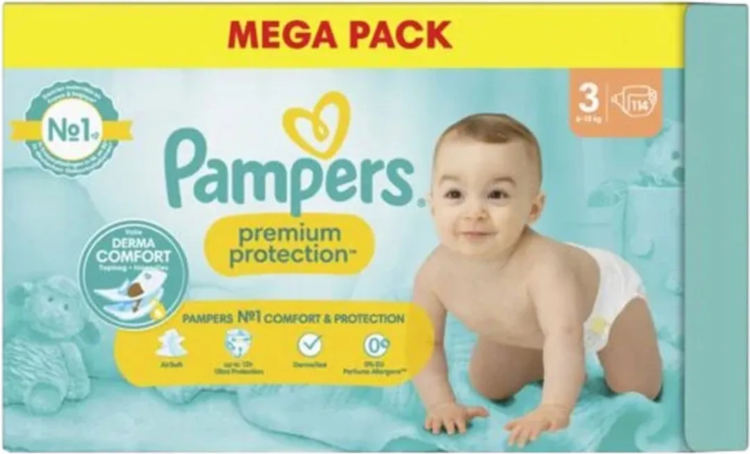 Pampers Premium Protection Luiers Maat 3 114 Stuks