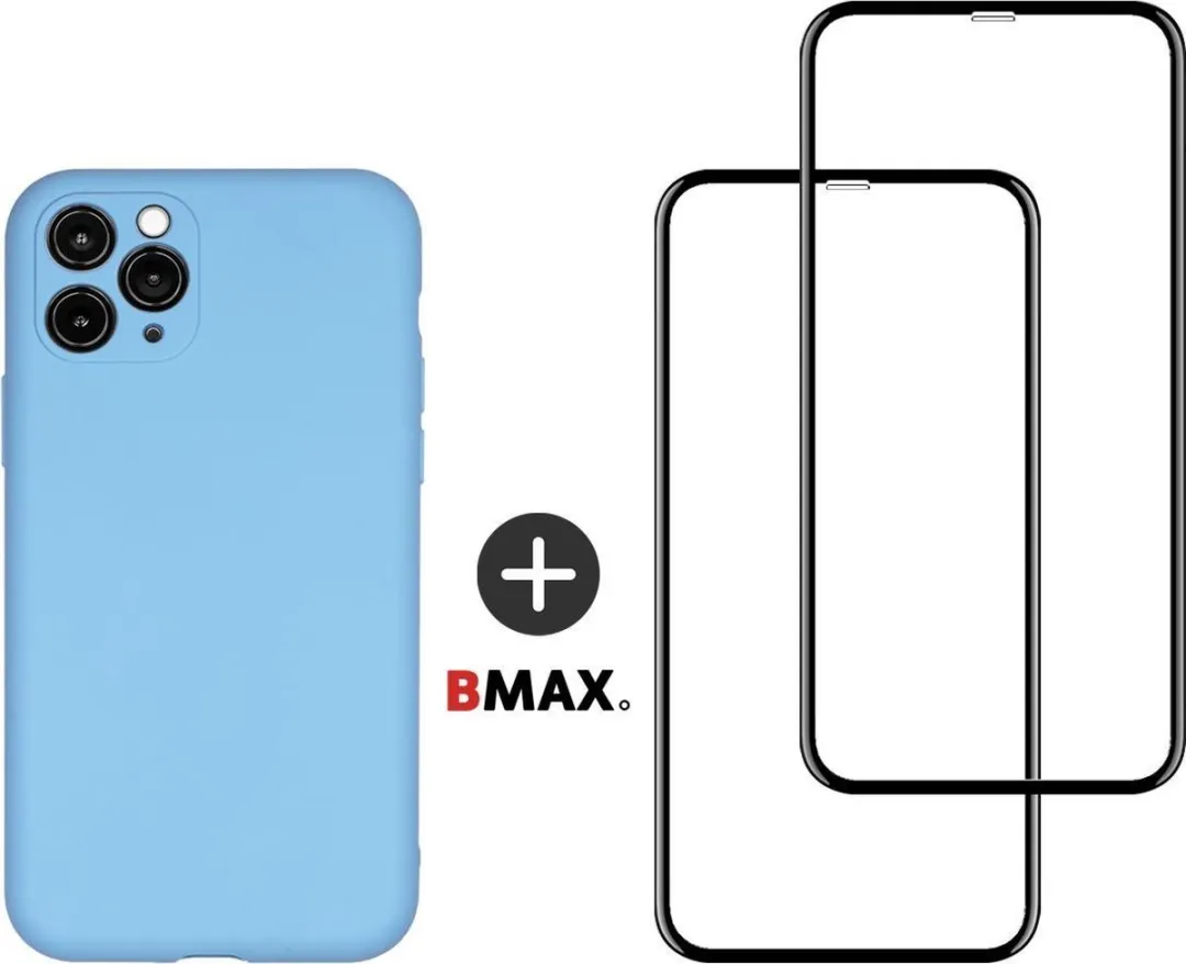 BMAX iPhone 11 Pro Max Telefoonhoesje Lichtblauw