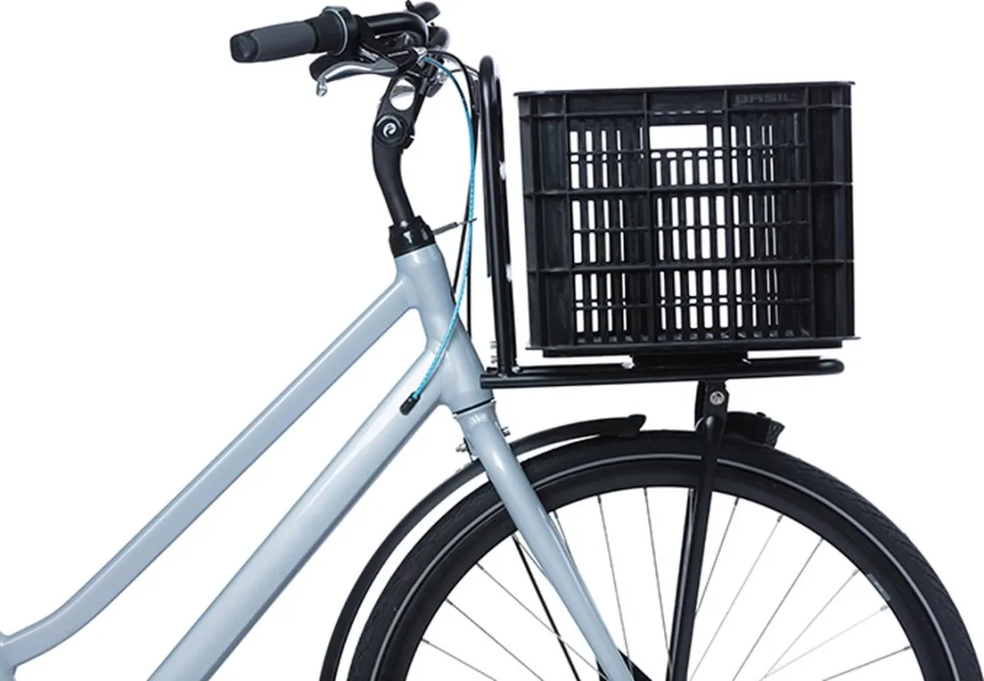 Basil Fietskrat L - 40 Liter - Zwart - afbeelding 6 van 6