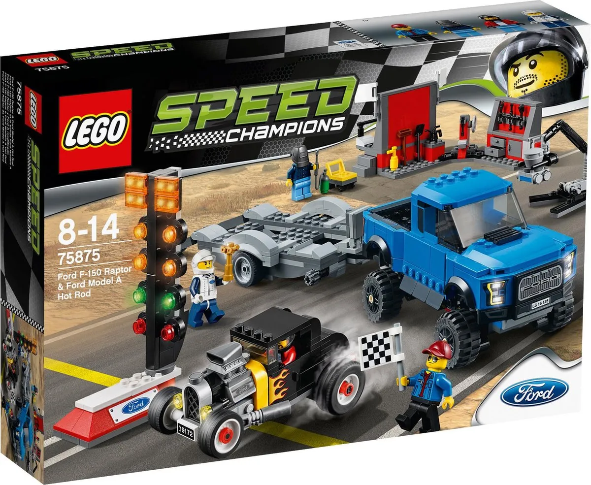 LEGO Speed Champions 75875 Ford F-150 Raptor & Model A Hot Rod