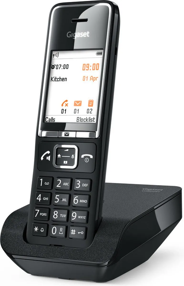 Gigaset COMFORT 550 DECT Telefoon - 1 Handset - Zwart - afbeelding 6 van 6