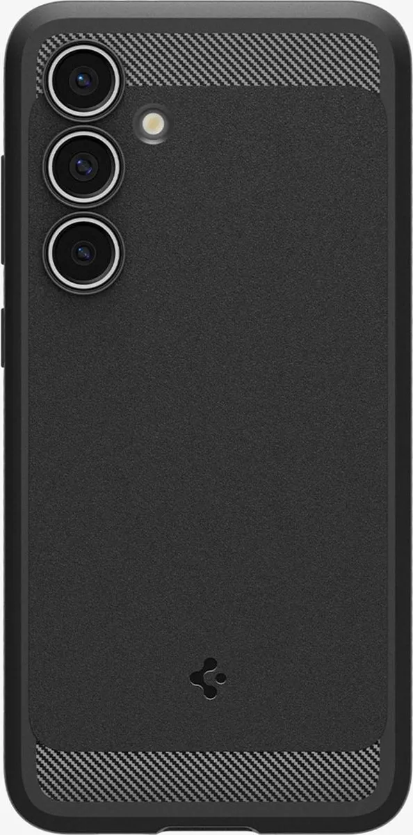 Spigen Rugged Armor ACS08578 Hoesje - Samsung Galaxy S24 FE - Matte Black