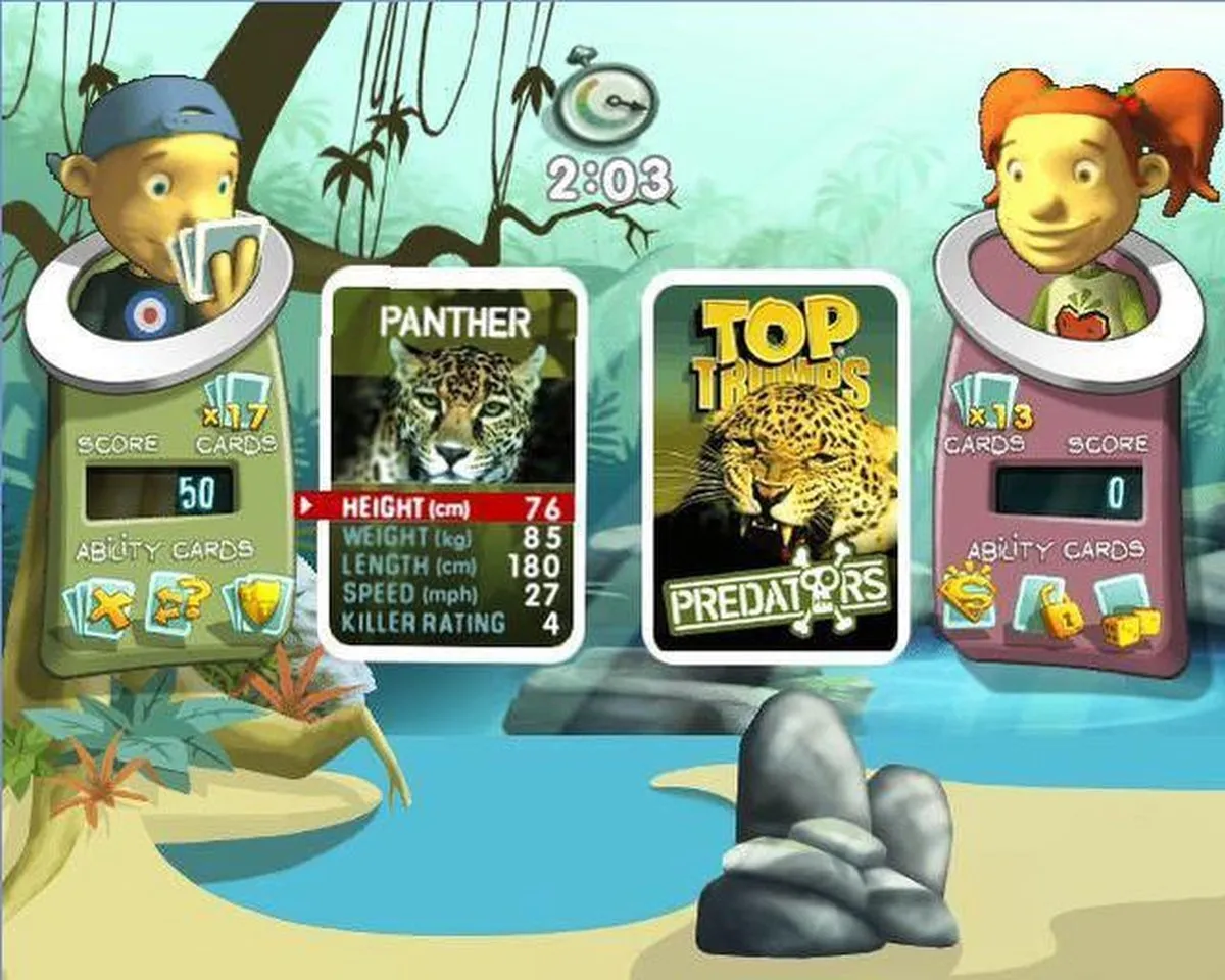 Ubisoft Top Trumps Horror and Predators Nintendo DS