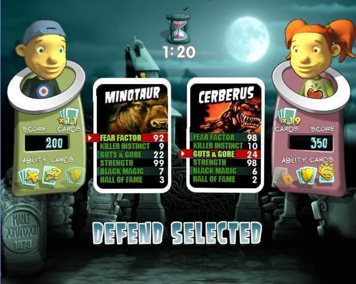 Ubisoft Top Trumps Horror and Predators Nintendo DS