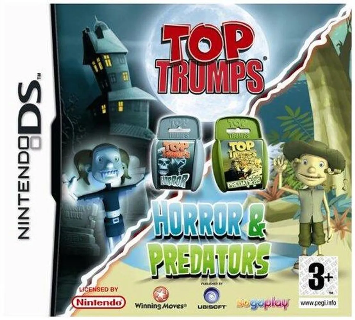 Ubisoft Top Trumps Horror and Predators Nintendo DS