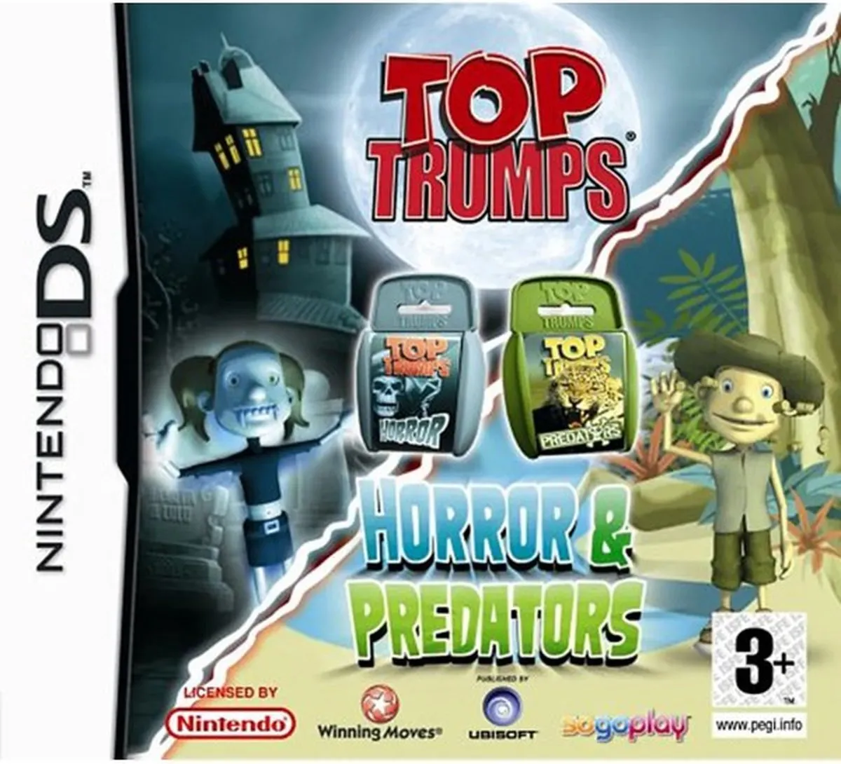 Ubisoft Top Trumps Horror and Predators Nintendo DS