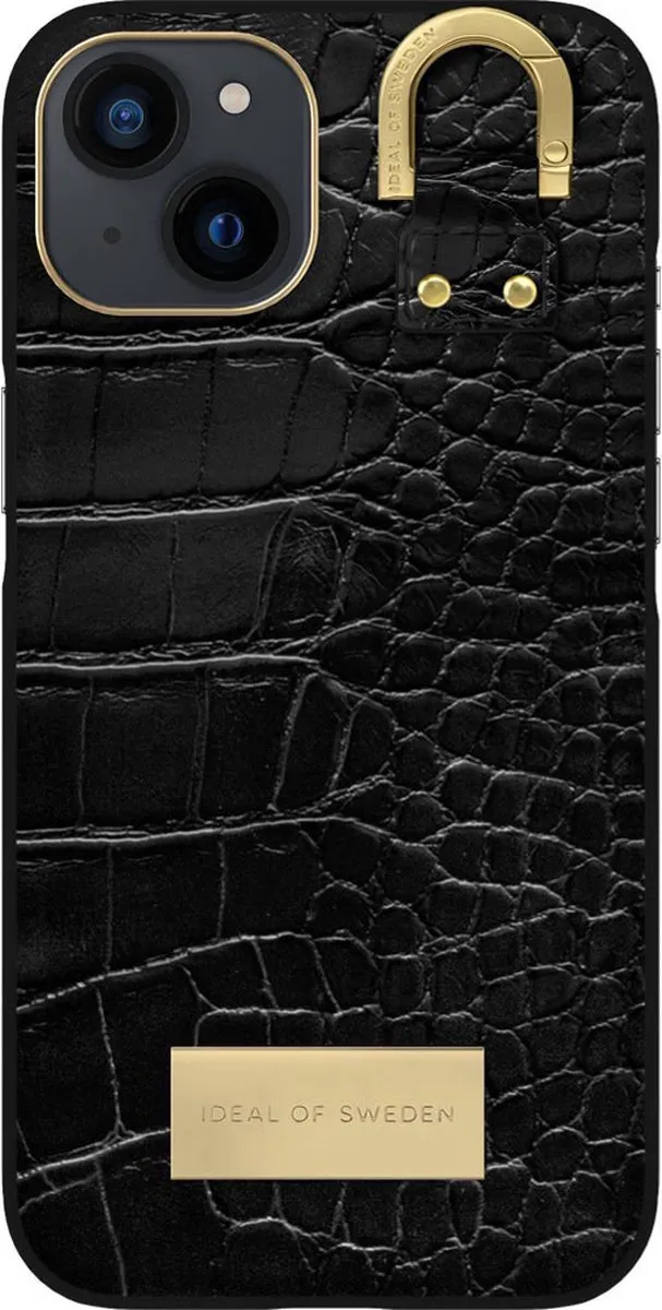 iDeal of Sweden iPhone 13 Fashion Case Black Croco - IDACSS22-I2161-334