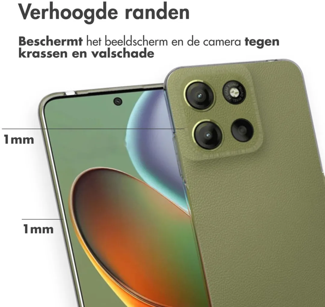 Accezz Hoesje Motorola Moto G15 Power - Transparant