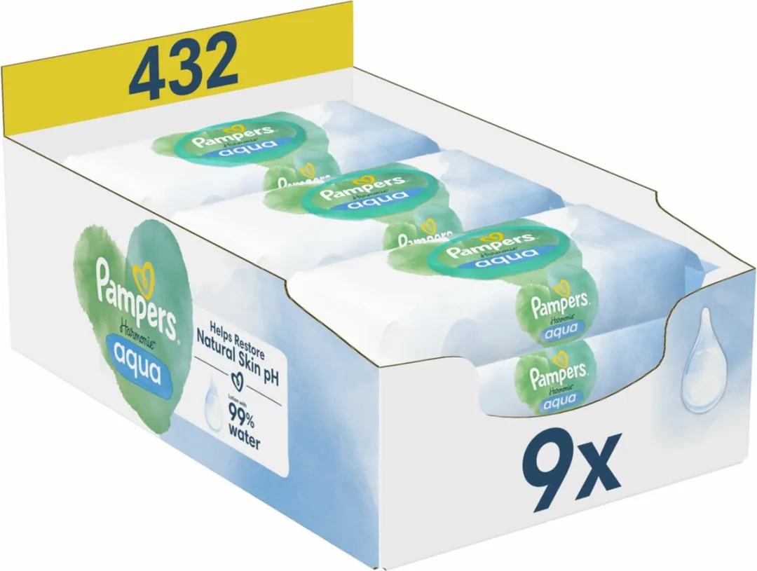 Pampers Billendoekjes Harmonie Aqua