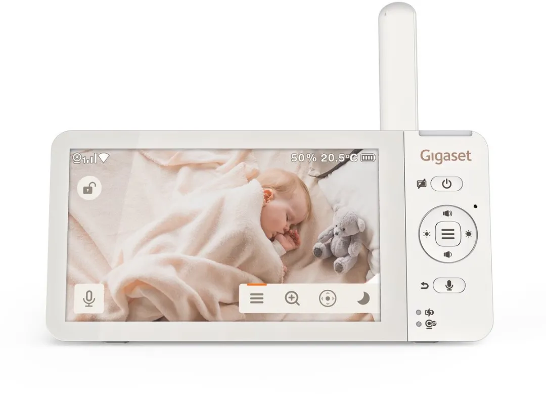 Gigaset Baby 700 Connected Beeldbabyfoon - FHD Touchscreen 5.5" - Wit