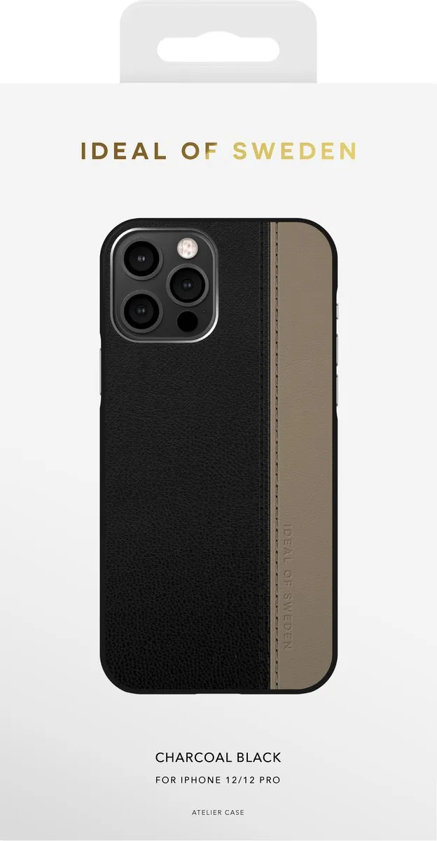 iDeal of Sweden Atelier Case iPhone 12 Pro Charcoal Black