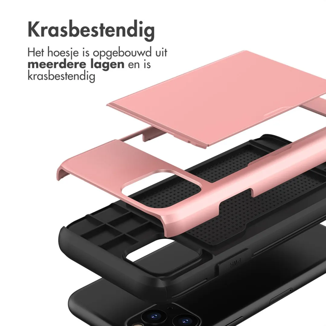 Imoshion Hoesje iPhone 11 Pro Rosé Goud - 2 Pasjes