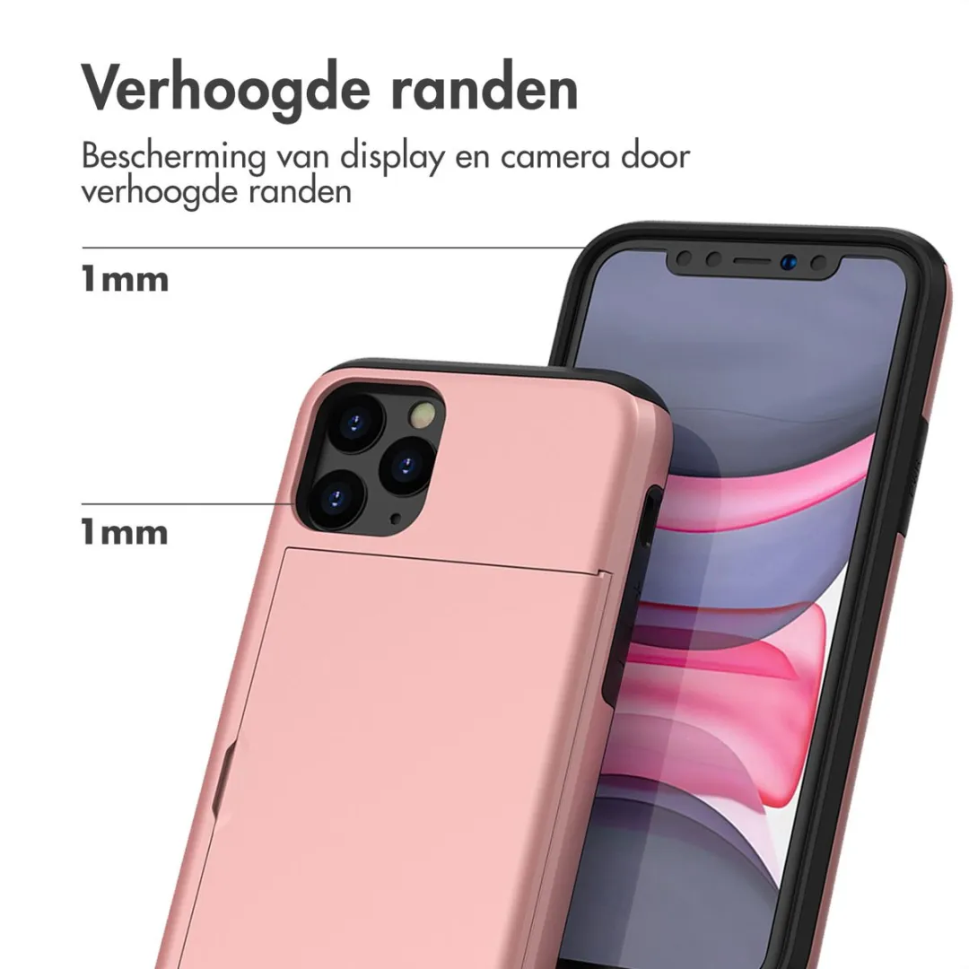 Imoshion Hoesje iPhone 11 Pro Rosé Goud - 2 Pasjes
