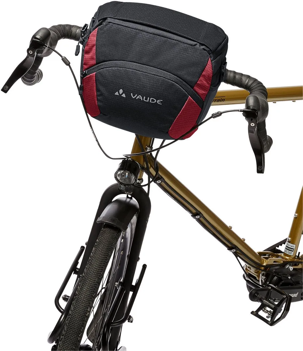 Vaude OnTour Box L Fietstas - 6L - Black/Carmine