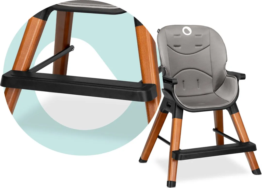 Lionelo Mona Kinderstoel 4in1 - 75kg - Zwart