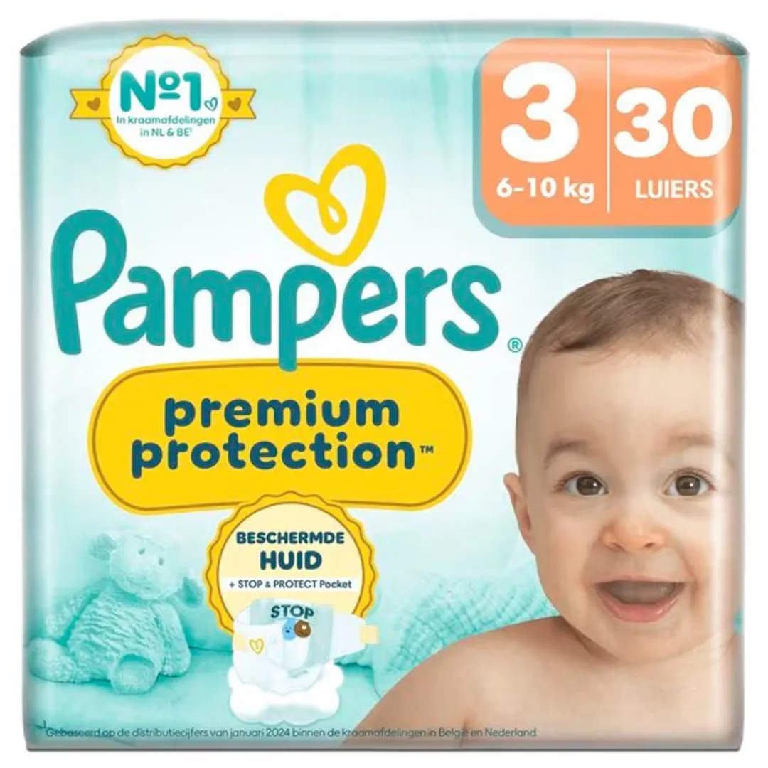 Pampers Premium Protection Maat 3 Luiers