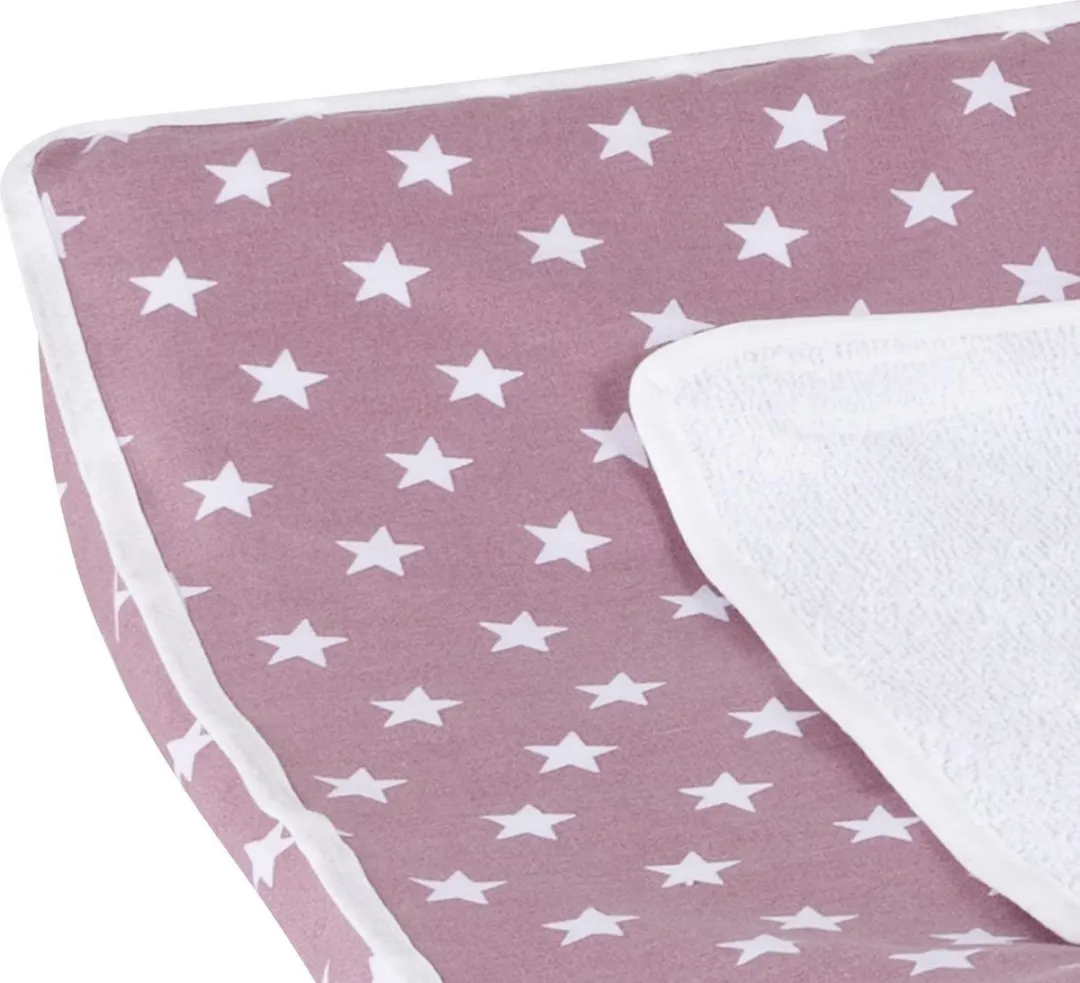 BINK Bedding Waskussenhoes Stars - Oudroze