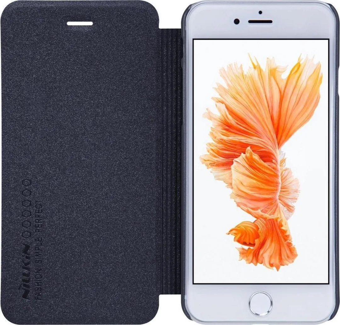 Nillkin Sparkle Booktype Hoes iPhone 7 Plus/8 Plus - Zwart