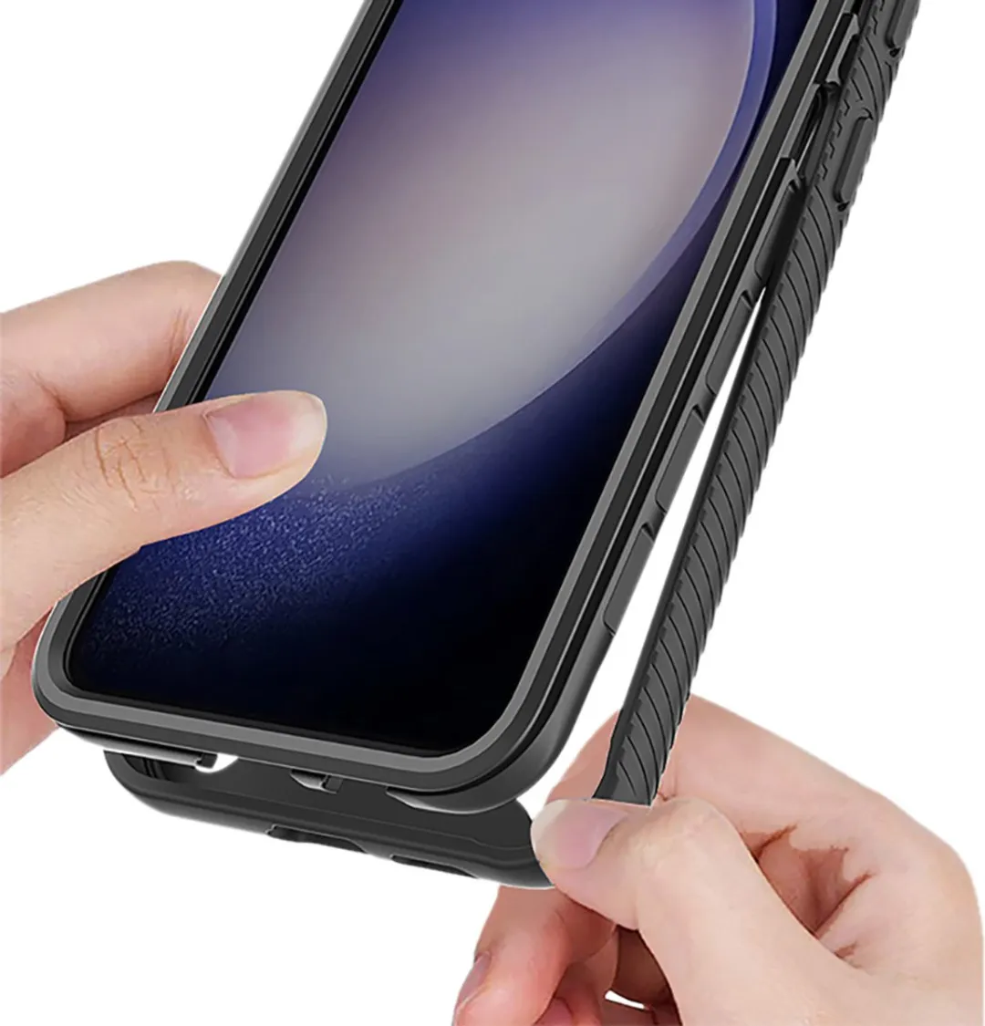Just in Case Cazy Hoesje MSA2871DC1 Samsung Galaxy A57 - 360° Full Protection - Zwart