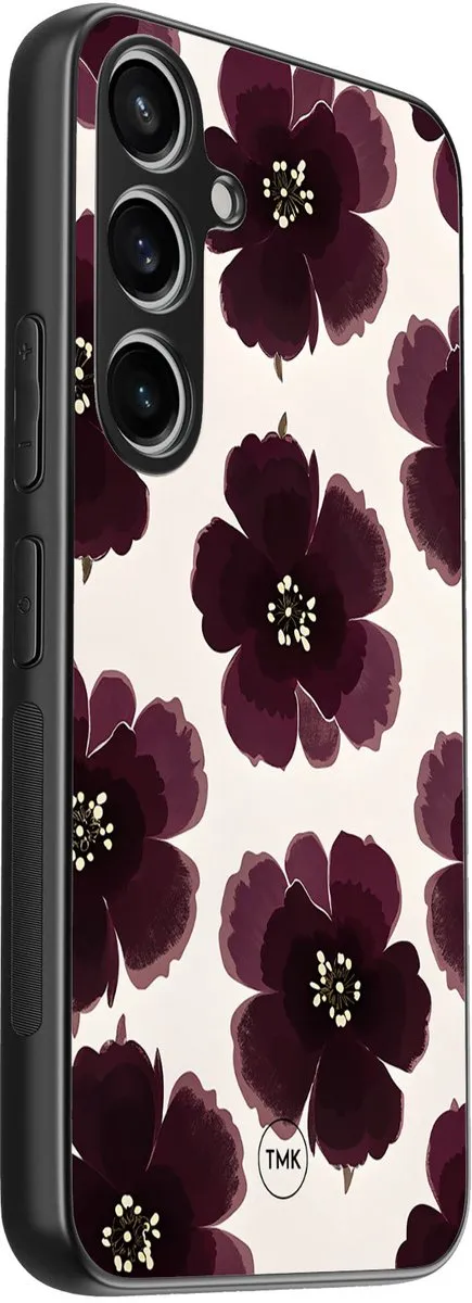 Casevibes Hoesje Samsung Galaxy A55 S/A55/B/025 - Blauw Bloemen