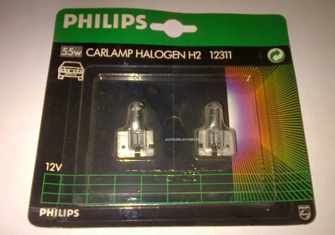 Philips Halogeen Duoblister 12V H2 55W