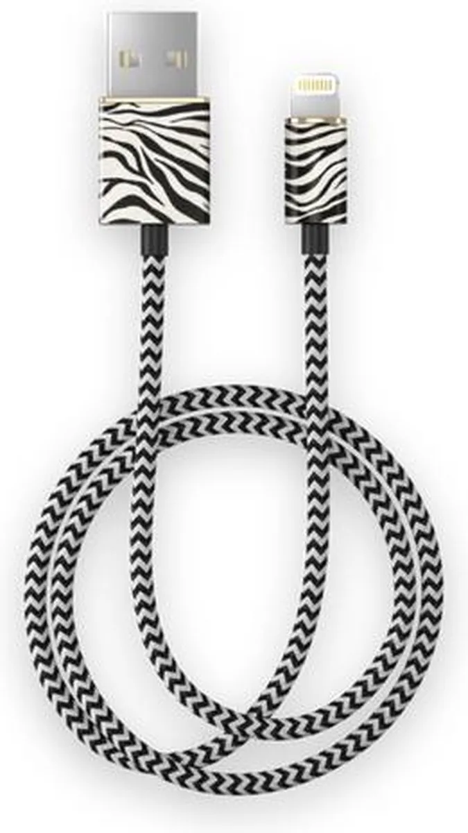 iDeal of Sweden Fashion Cable 2m Lightning - Zwart