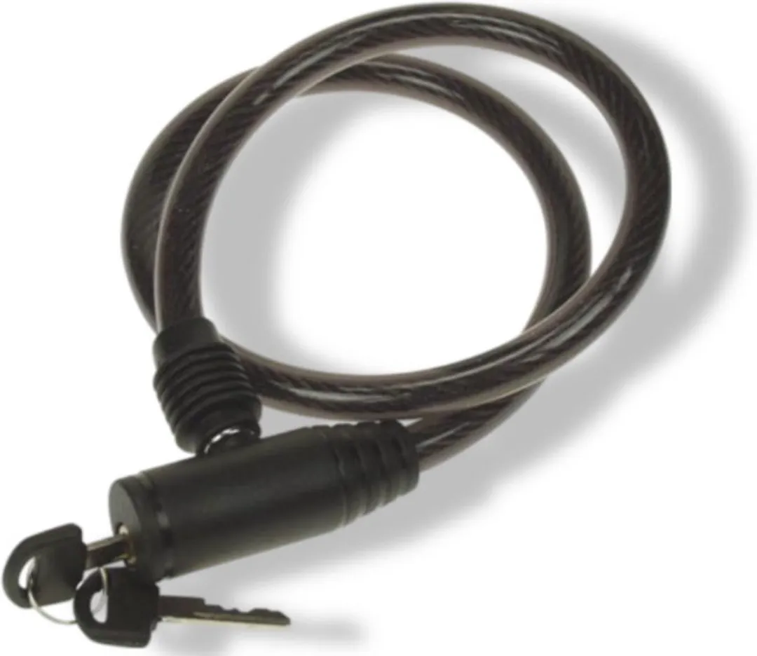 Perel Fietsslot Ø10mm - 2 Sleutels - Zwart