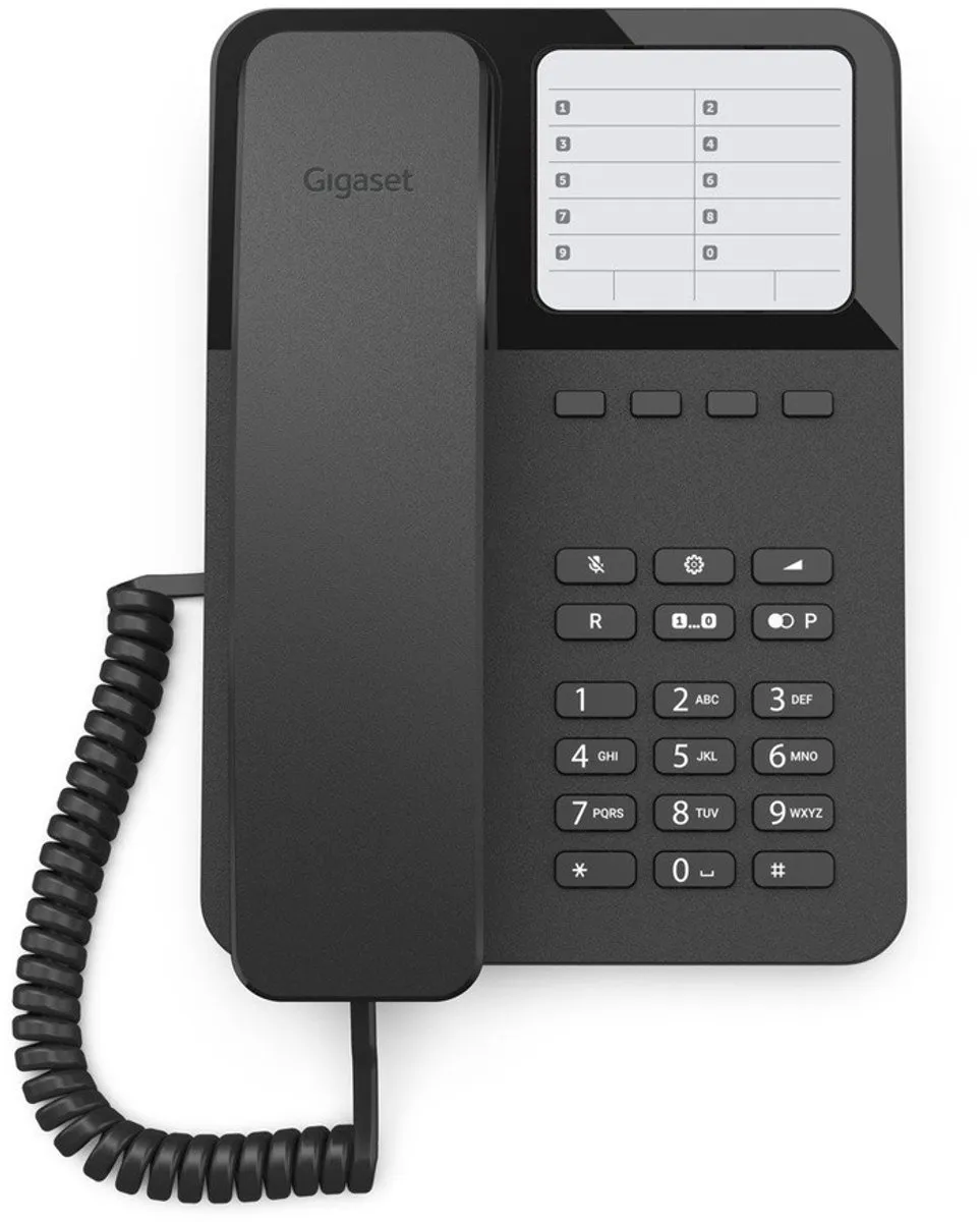 Gigaset Desk 400 Bedrade Telefoon - Zwart