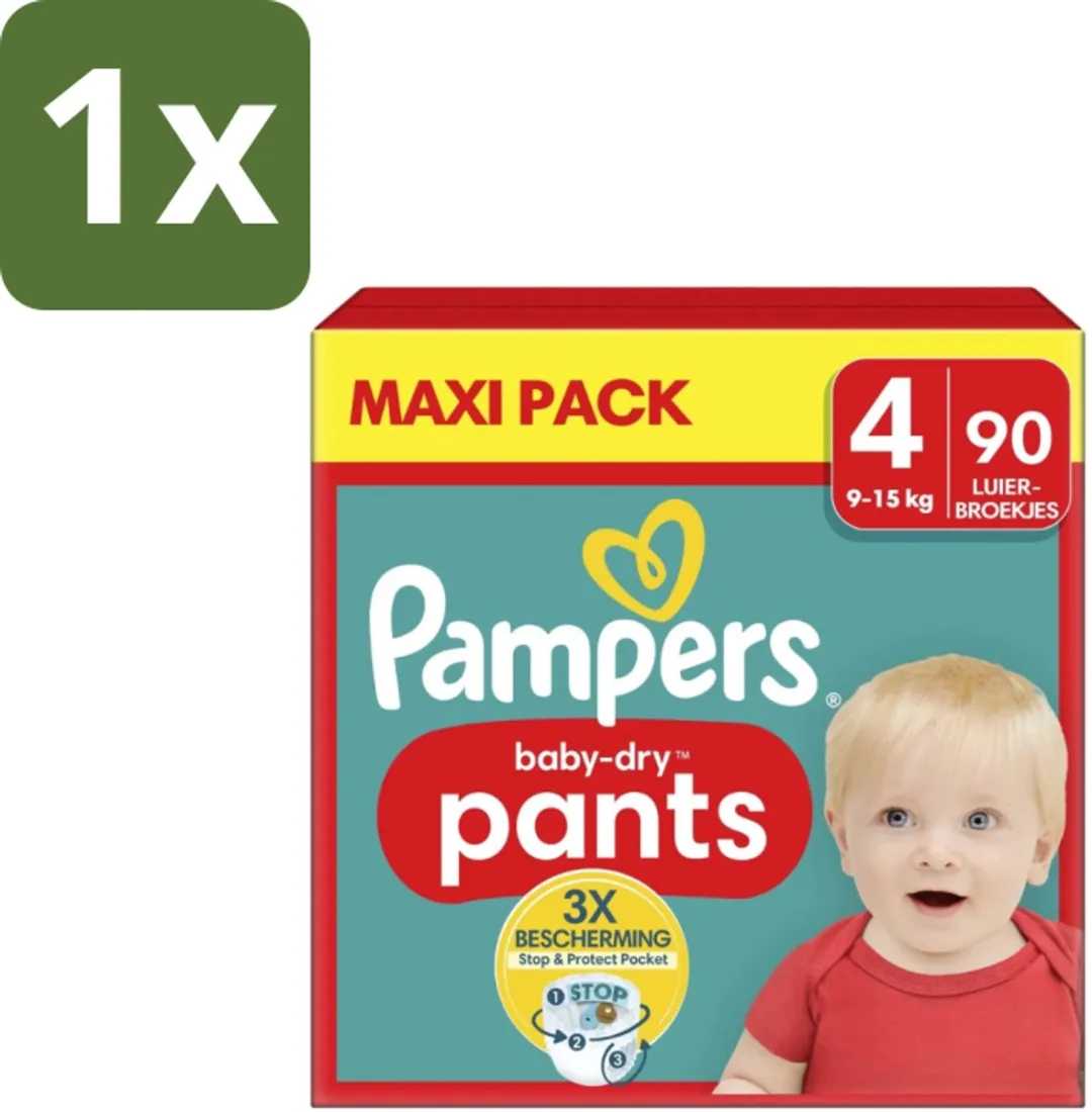 Pampers Baby Dry Pants Maat 4 - 90 Luiers
