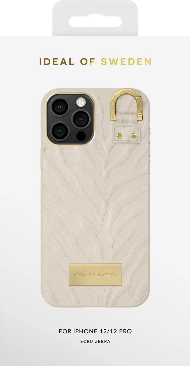 iDeal of Sweden Fashion Case Atelier iPhone 12 Pro - Ecru Zebra IDACSS22-2061-397 - afbeelding 5 van 6