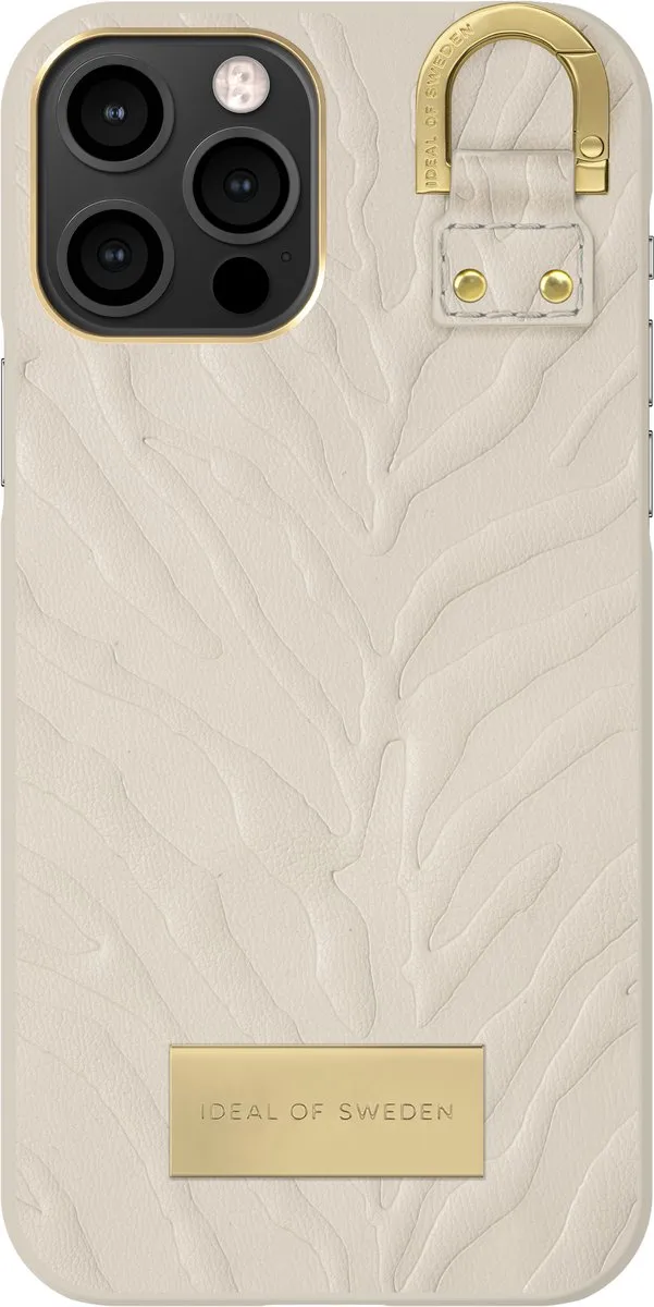 iDeal of Sweden Fashion Case Atelier iPhone 12 Pro - Ecru Zebra IDACSS22-2061-397 - afbeelding 6 van 6