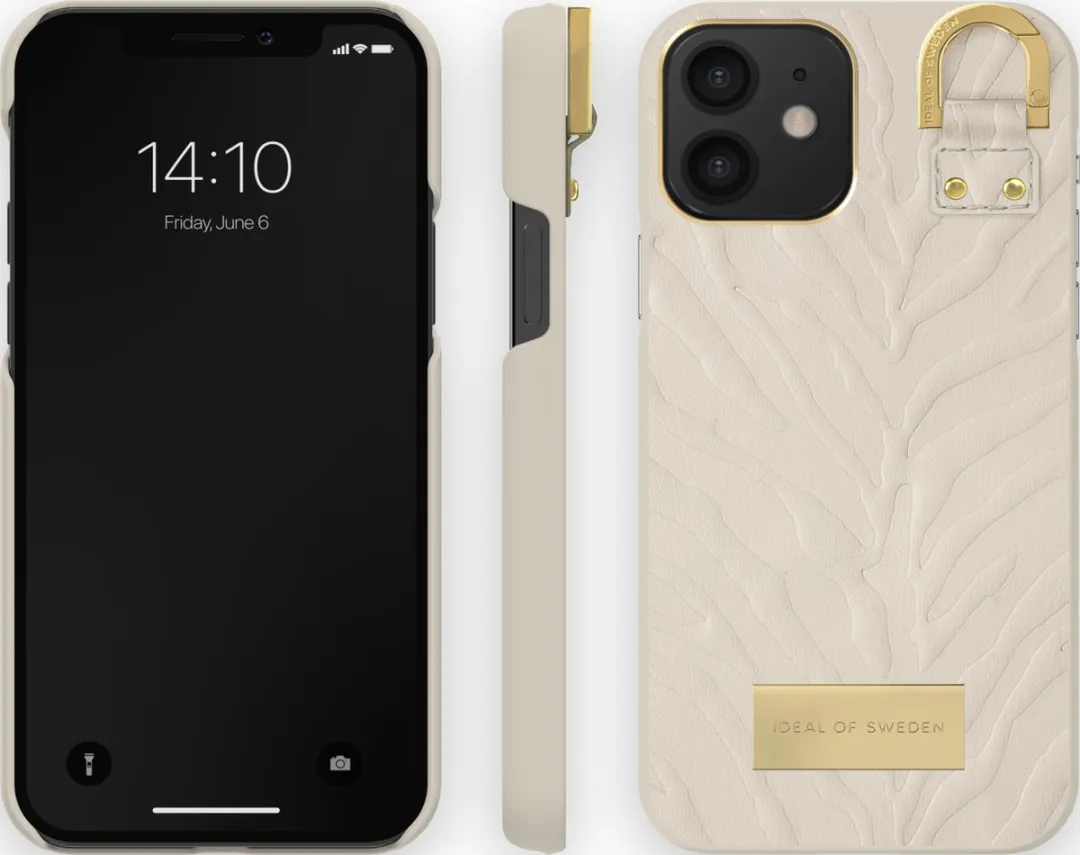 iDeal of Sweden Fashion Case Atelier iPhone 12 Pro - Ecru Zebra IDACSS22-2061-397 - afbeelding 4 van 6