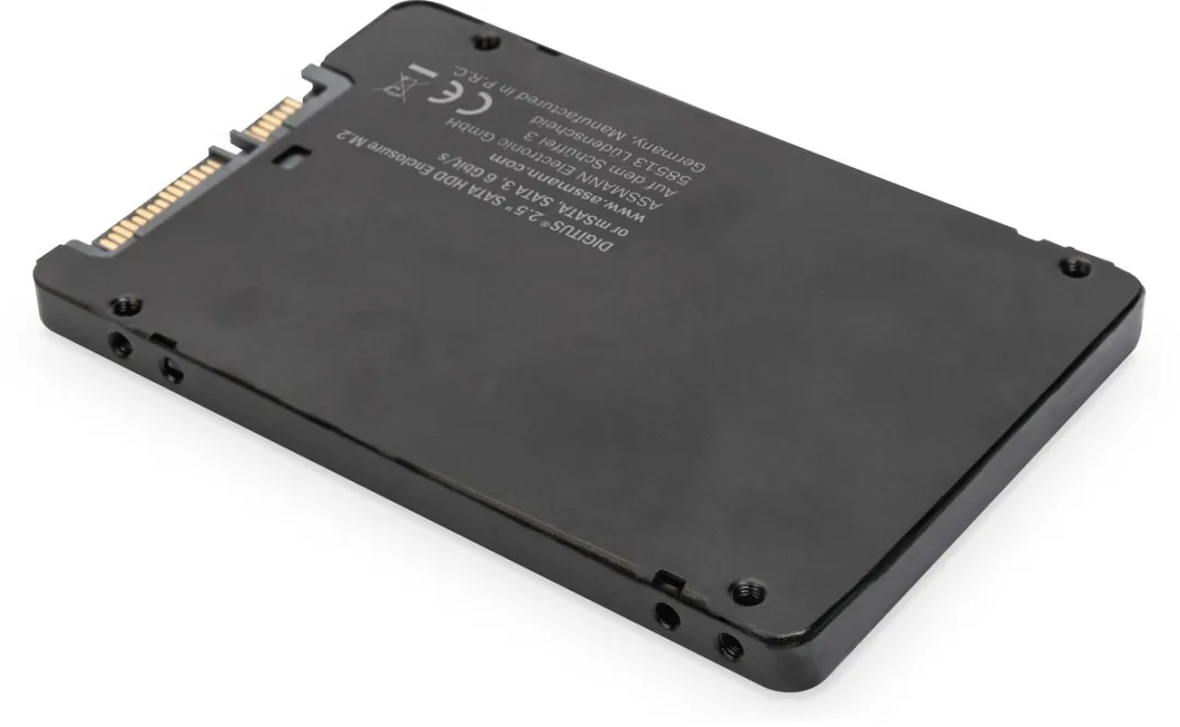 Digitus DA-71118 Behuizing 2.5 SSD - M.2/mSATA Adapter - Zwart