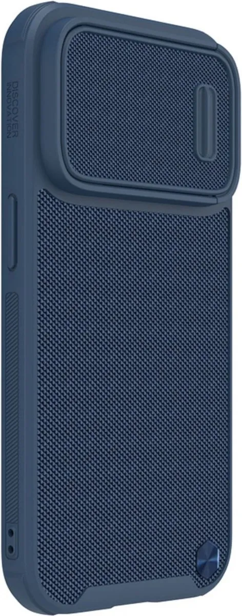 Nillkin Textured S Case iPhone 14 Pro - Blauw - 1 Pasje - afbeelding 6 van 6