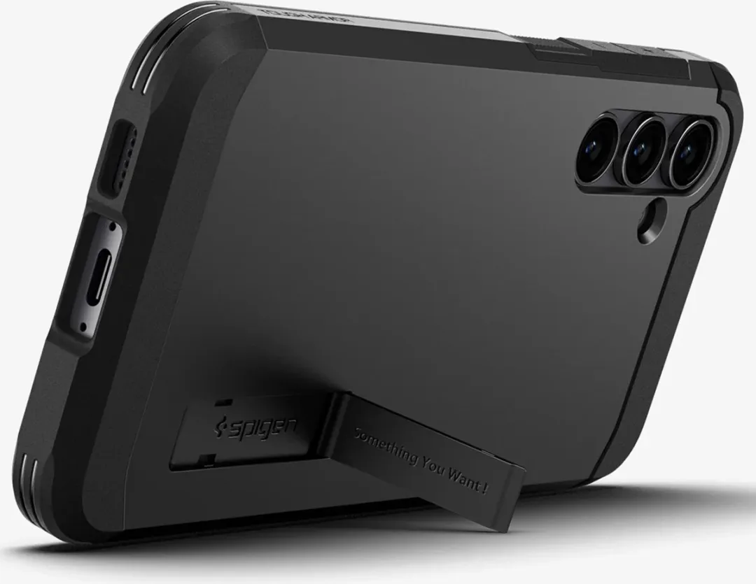 Spigen Tough Armor ACS06364 Hoesje - Samsung Galaxy S23 FE - Zwart