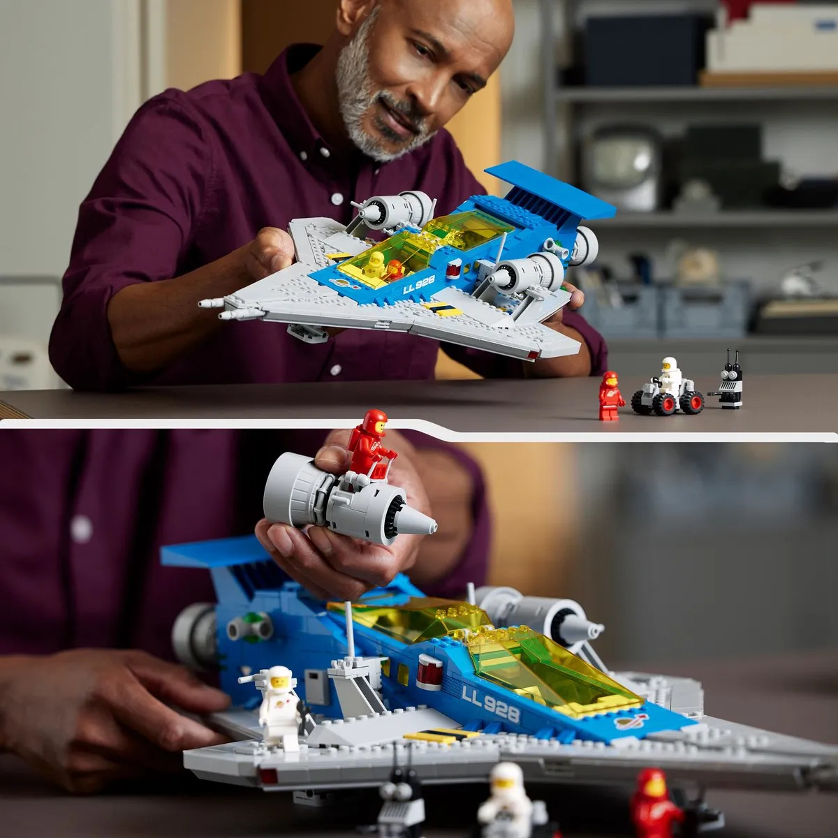LEGO Icons 10497 Galaxy Explorer - 1254 Stukken - 4 Minifiguren