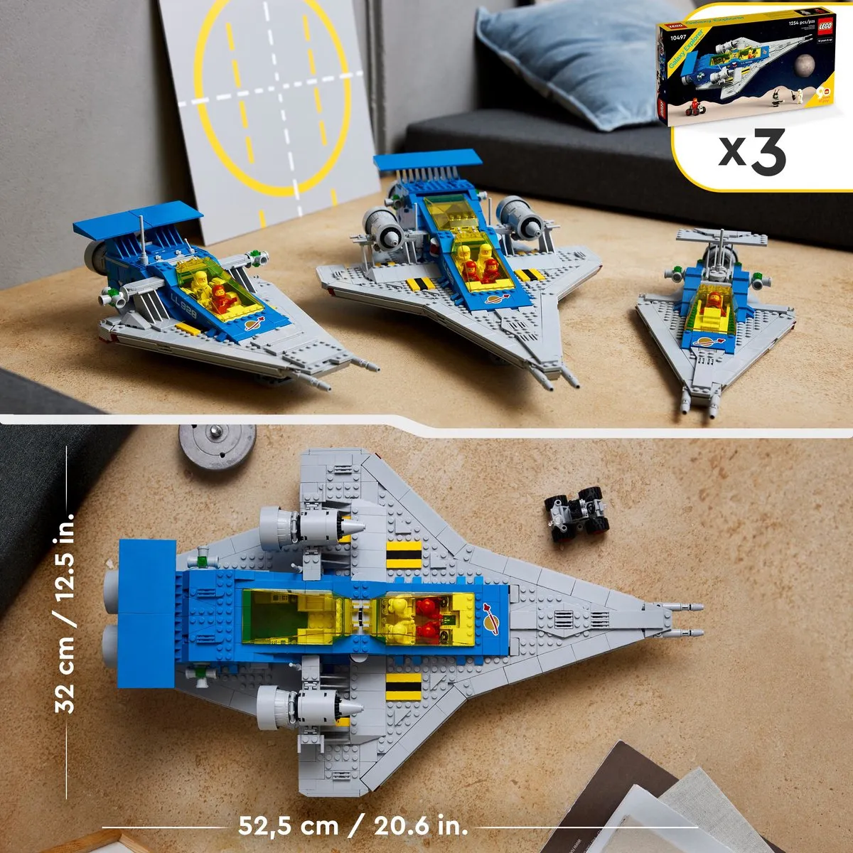 LEGO Icons 10497 Galaxy Explorer - 1254 Stukken - 4 Minifiguren - afbeelding 6 van 6