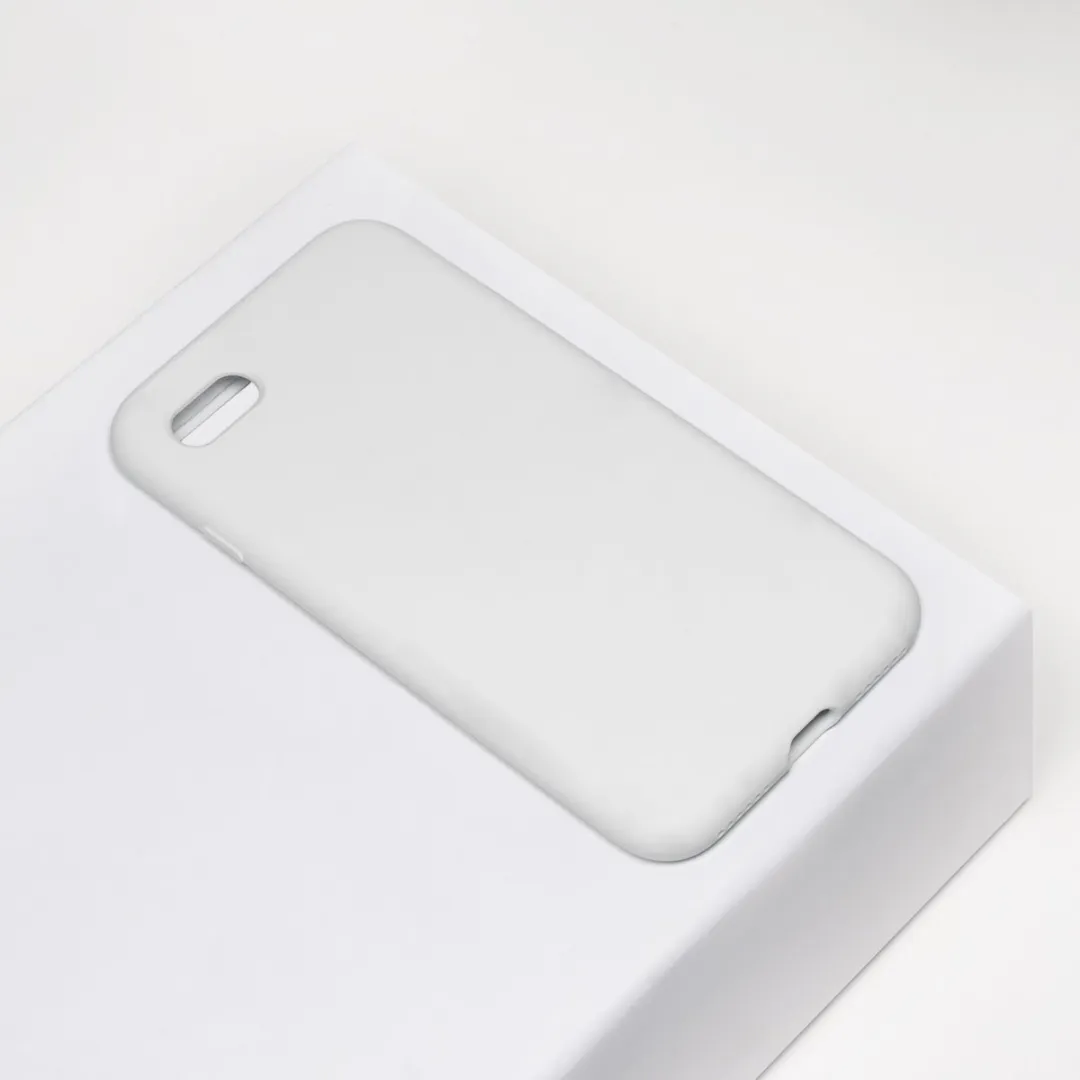 BMAX Siliconen Hoesje iPhone SE 2022 - Wit - BMAX8564