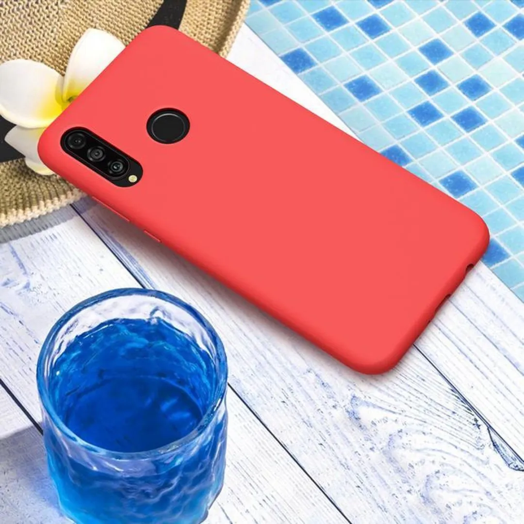 Nillkin Flex Silicone Hoesje Huawei P30 Lite - Rood
