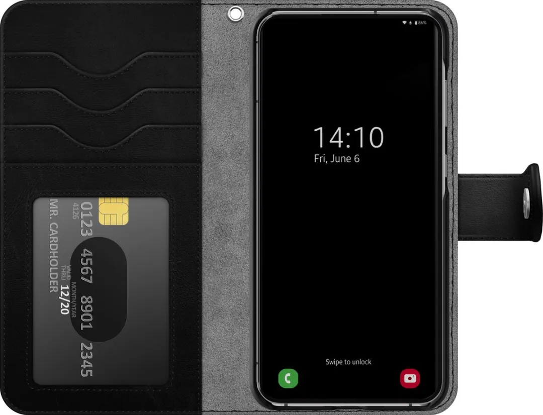 iDeal of Sweden Magnet Wallet+ IDMWP-S23P-01 - Samsung Galaxy S23+ - 2 Pasjes - Zwart - afbeelding 4 van 6