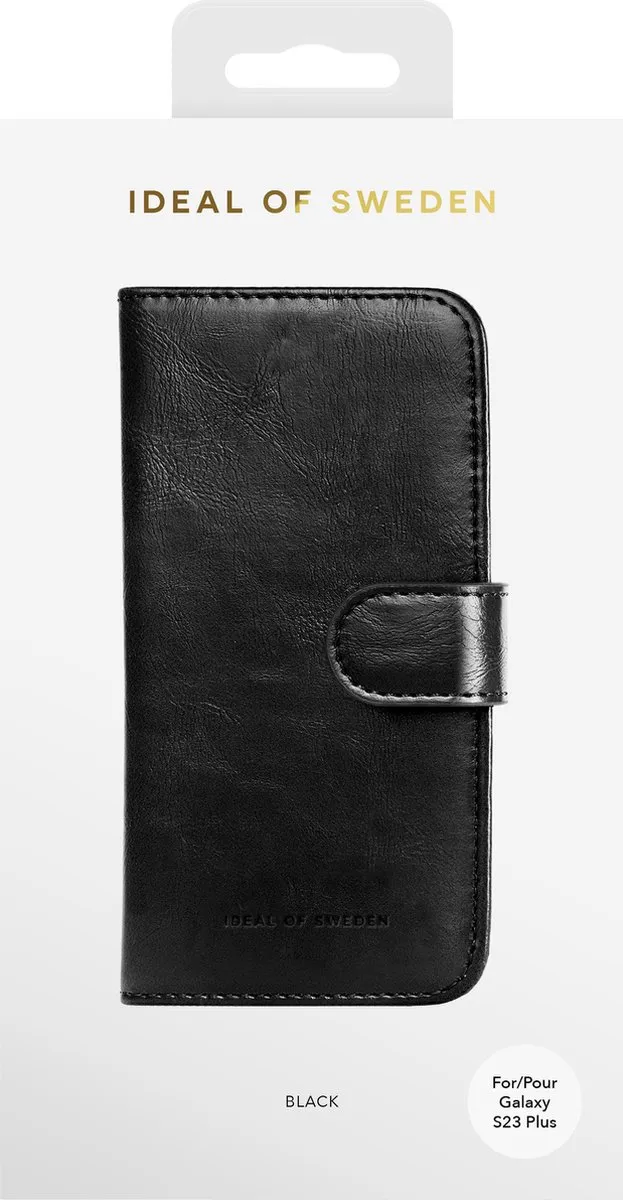 iDeal of Sweden Magnet Wallet+ IDMWP-S23P-01 - Samsung Galaxy S23+ - 2 Pasjes - Zwart - afbeelding 3 van 6