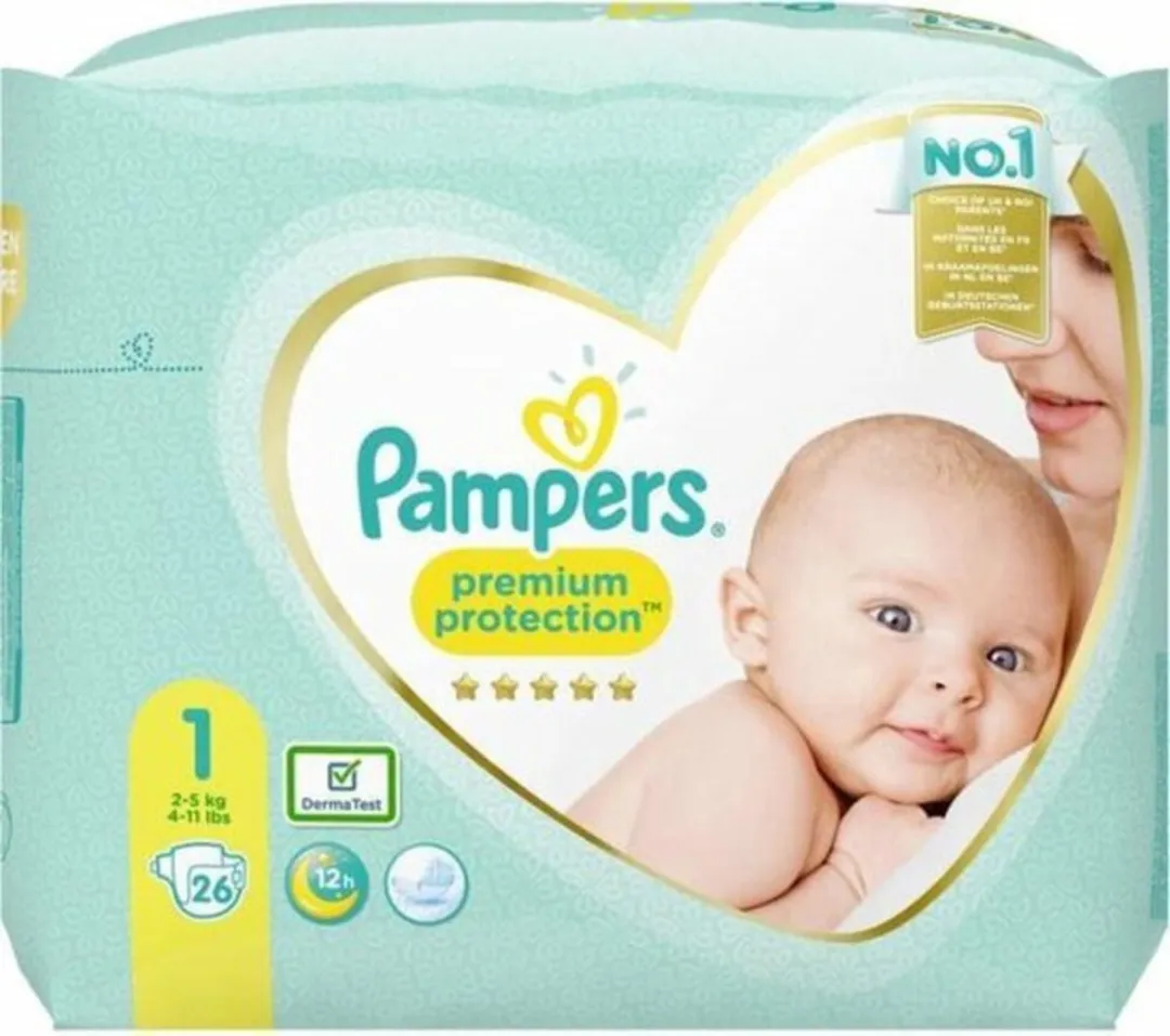 Pampers Premium Protection Luiers Maat 1 26 Stuks